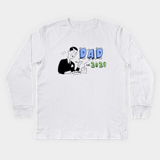 Dad Est. 2021 Kids Long Sleeve T-Shirt